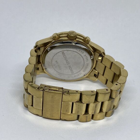 Michael Kors Runway MK5055 Unisex Stainless Steel Analog Dial Quartz Watch UC862 - Picture 10 of 12